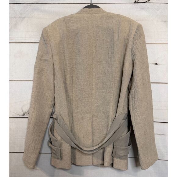 Nanette Lepore Size 6 Stylish Blazer Khaki Chic - Picture 2 of 7